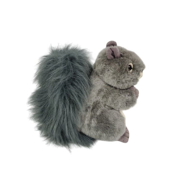 Aurora World Vintage Squirrel Plush Stuffed Animal Toy 9 Inch Gray Realistic - Picture 3 of 12